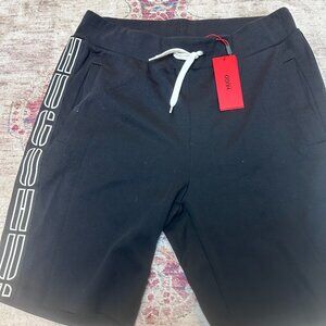 Hugo Men’s Black Sweat short Shorts Size XL Brand New!!